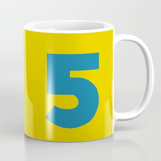 Number 5 Mug