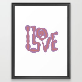 LOVE Framed Art Print