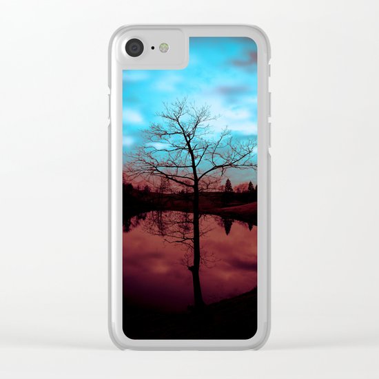 Good & Evil Clear iPhone Case