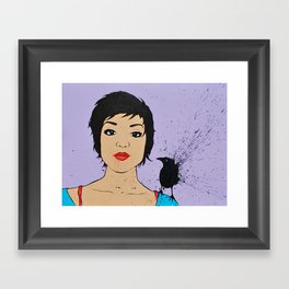 i like you but i'm not in like with you... Framed Art Print