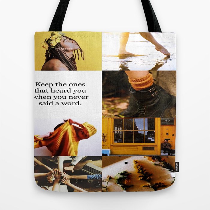 Hufflepuff Aesthetic Tote Bag by Nat. Society6
