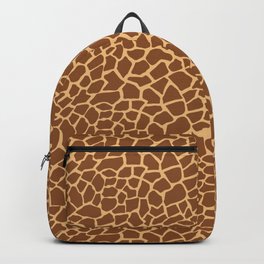 Dark Giraffe Animal Pattern Backpack