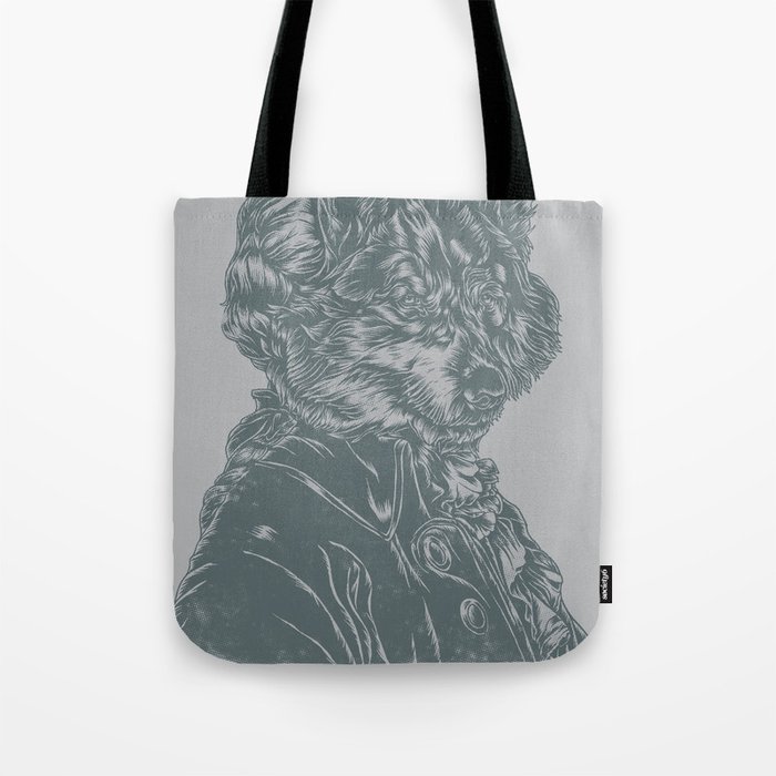 Wolf Amadeus Mozart Tote Bag