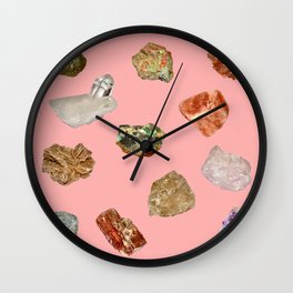 Rock collection Wall Clock