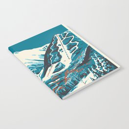 Stowe, Vermont Vintage Ski Poster Notebook