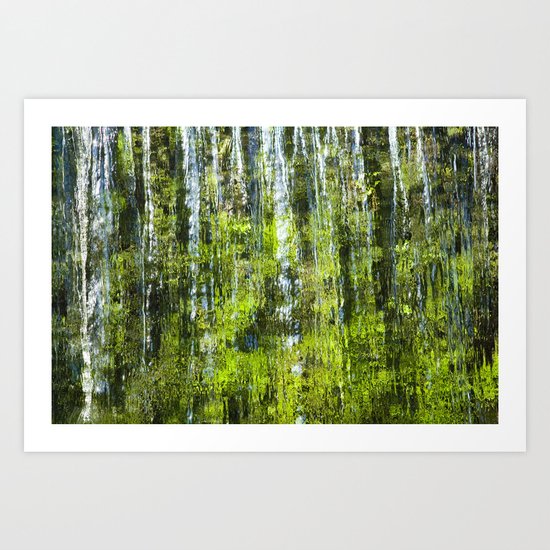 CASCADING WATER Art Print
