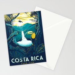 costa rica rainforest Stationery Card