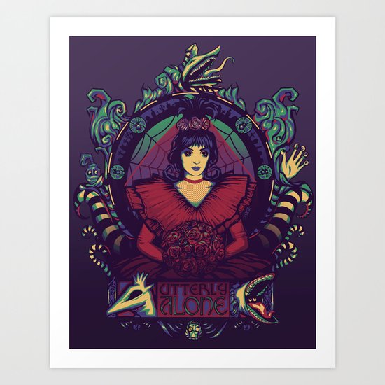 Utterly Alone Art Print