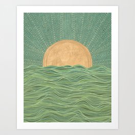 The Sun Will Rise Again Art Print