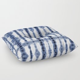 Tiki Shibori Blue Floor Pillow