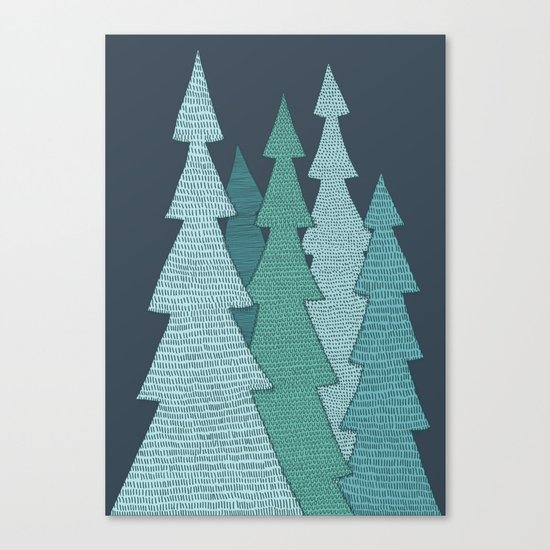 Pines Canvas Print