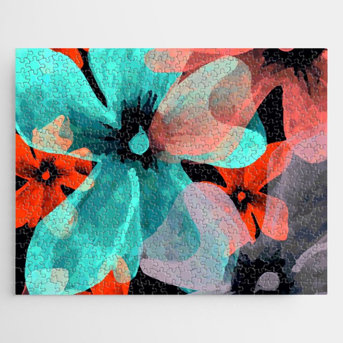 Watercolor Blossoms No4  Jigsaw Puzzle