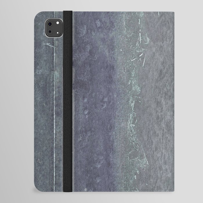 gray lavender velvet characteristics fabric finish iPad Folio Case