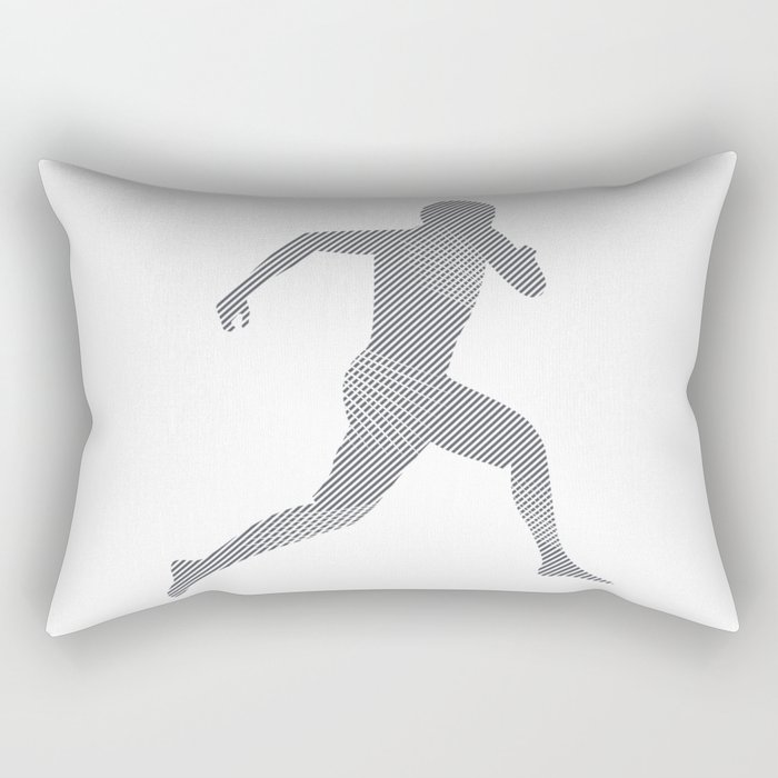 Run. Rectangular Pillow