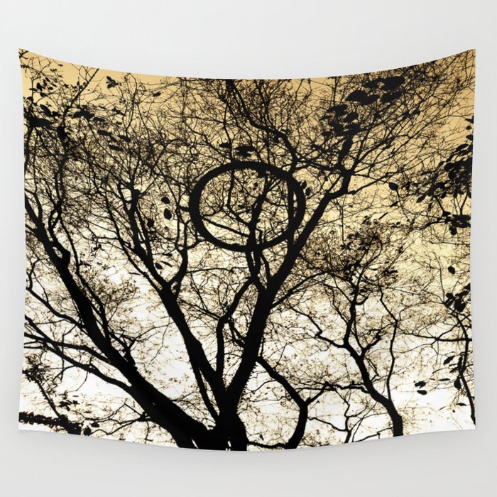 Tree & Tire Wall Tapestry