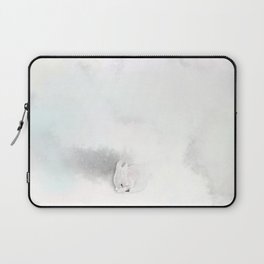 Rabbit In A Snowstorm Laptop Sleeve