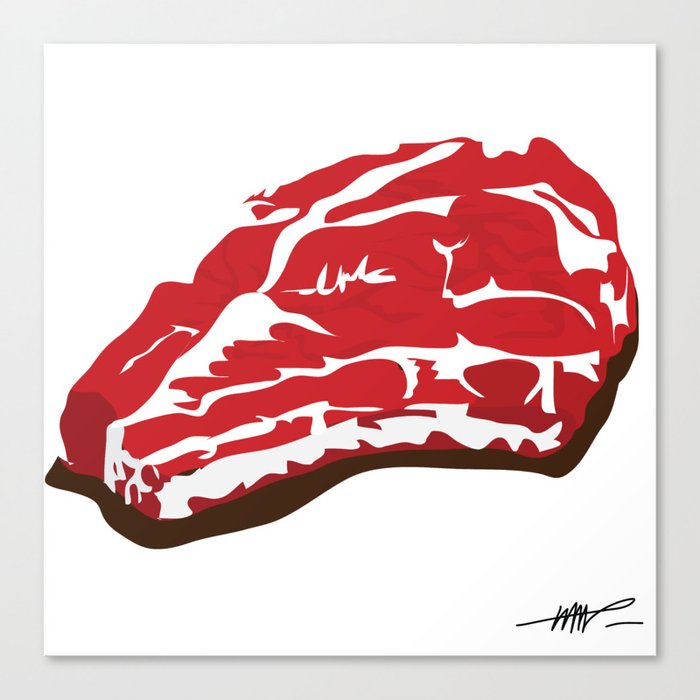 meat Canvas Print