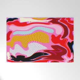 III. Abstract Wavy Colorful Baloons Welcome Mat