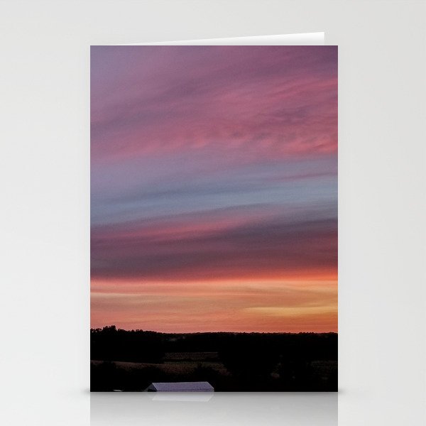 Wide Sunset Stationery Cards