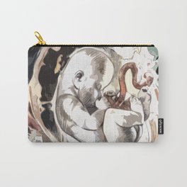 In Utero - Baby Carry-All Pouch | Digital, Painting, Pop Art, Vector 