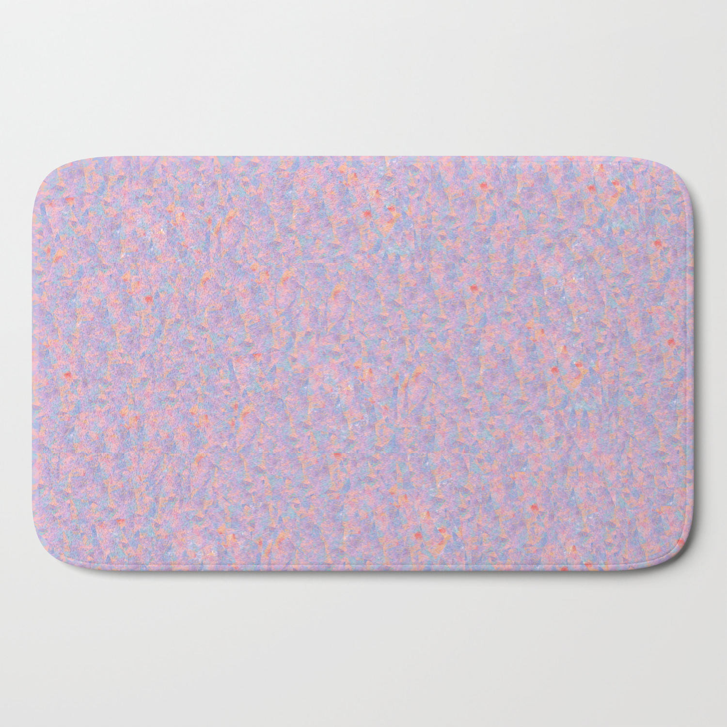 orange bath mat