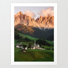 The Dolomites  Art Print
