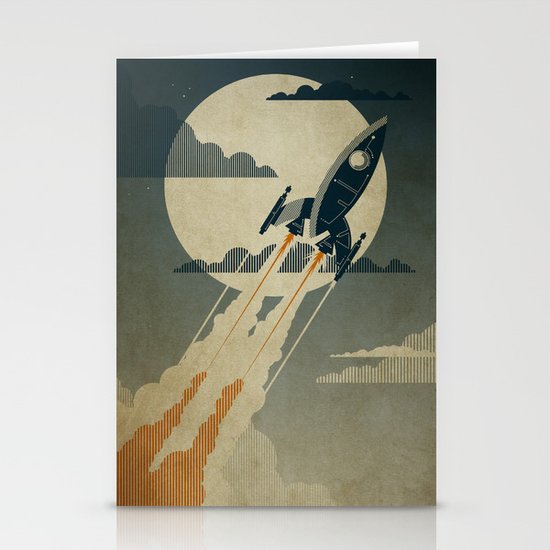 Night Launch Stationery Cards