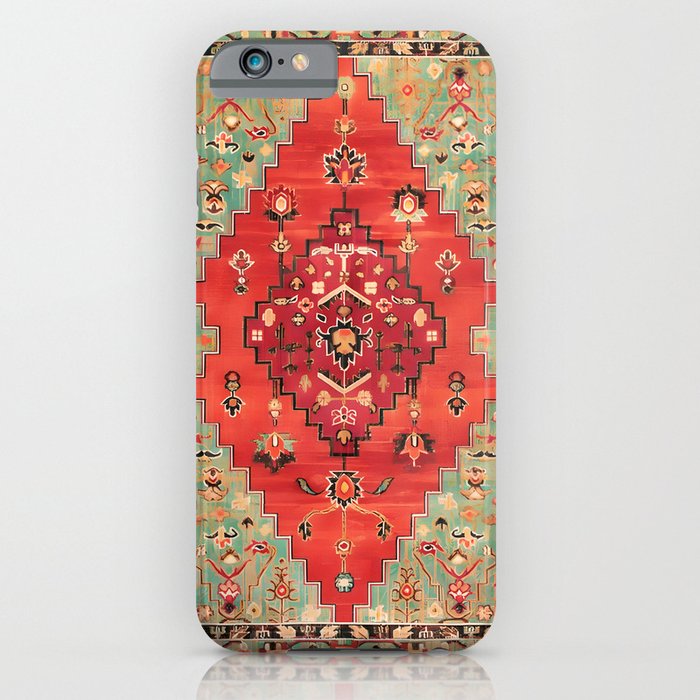 Tropical Boho: Oriental Moroccan Geometry iPhone Case