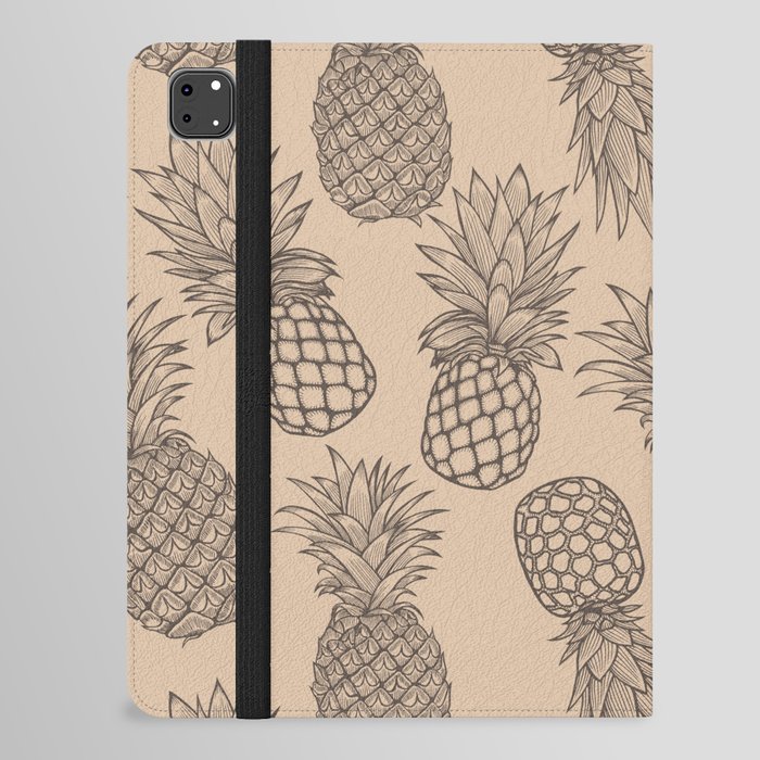 Fresh Pineapples Pewter iPad Folio Case