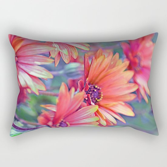 Vintage asters (2) Rectangular Pillow