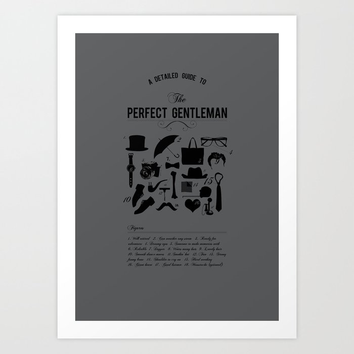 The Perfect Gent Art Print
