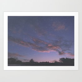 sunrise in march,  in the suburbs of california, where i fell in love Art Print