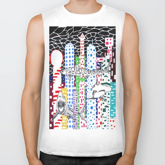 Sharknado Biker Tank