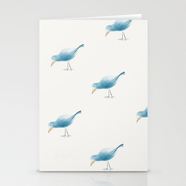 If happy little bluebirds fly... Stationery Cards