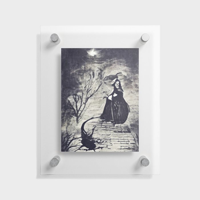 Salem's nights Floating Acrylic Print
