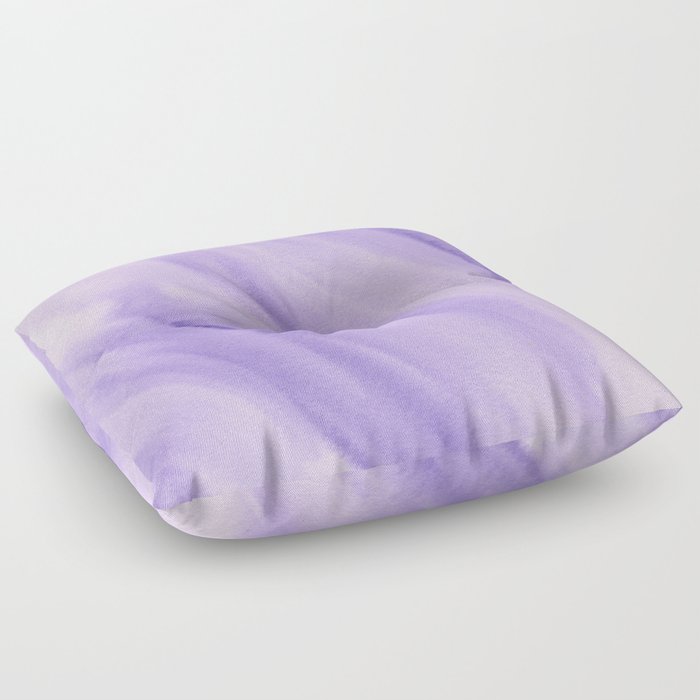Purple Watercolor Floor Pillow