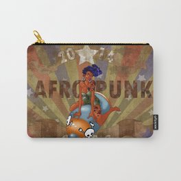 Afro Punk : Bomber chick Carry-All Pouch