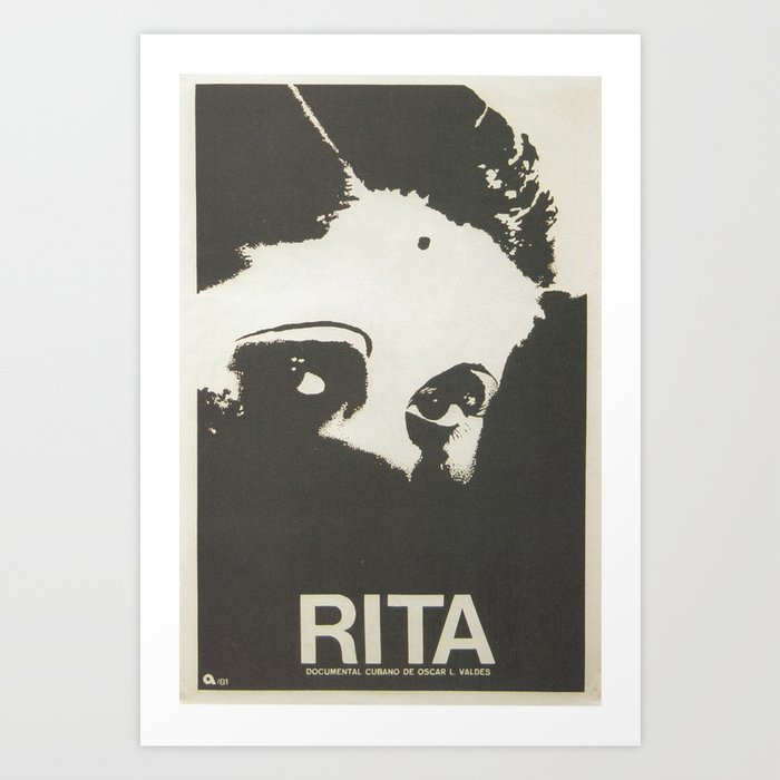 Rita (Cuba) Cuban Movie Poster Art Print