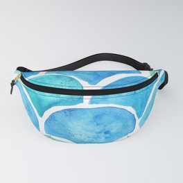 Mermaid Scales Turquoise Fanny Pack