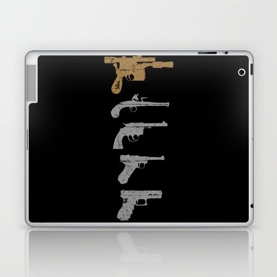 A long time ago with a blaster far, far away... Laptop & iPad Skin
