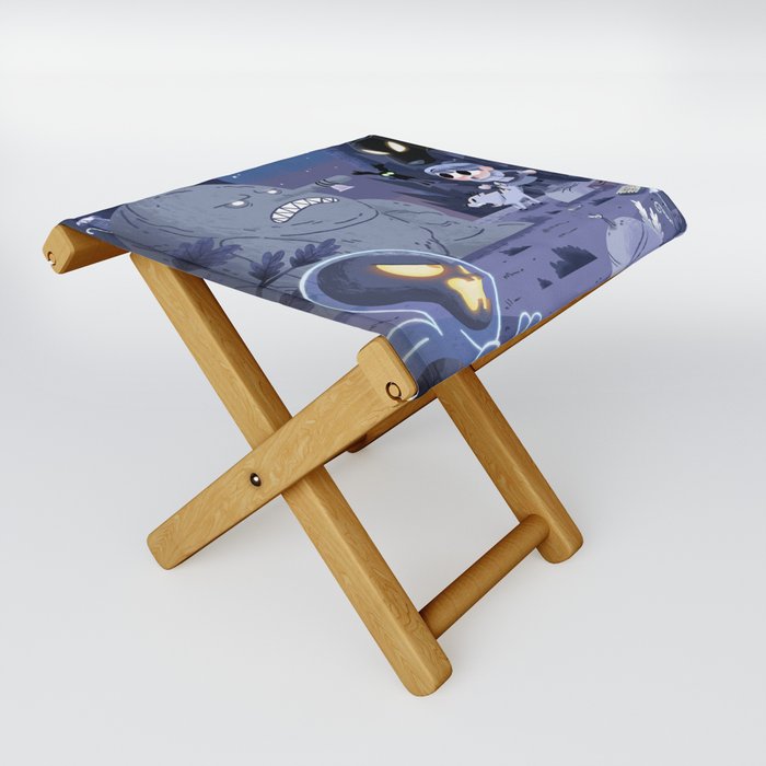 Of Course, Once The Sun Goes Down...We're Doomed! Folding Stool