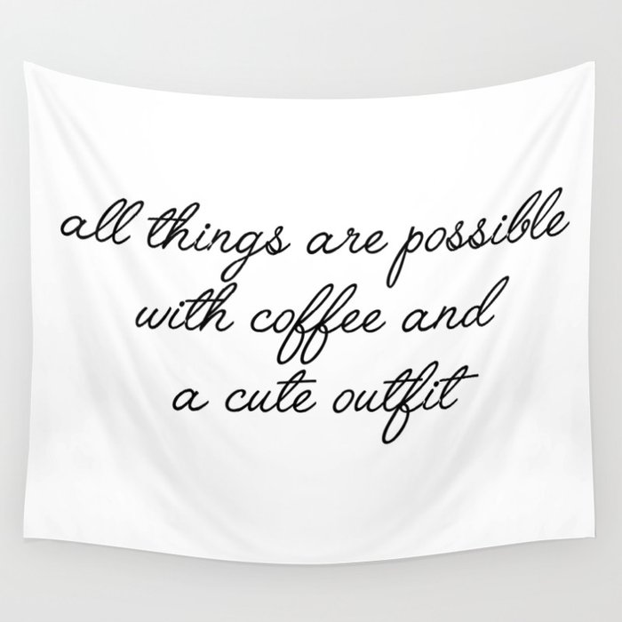 all things are possible Wall Tapestry