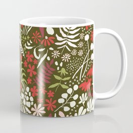 holiday floral Coffee Mug