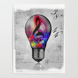 Luminous Lamp Poster