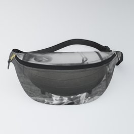 Cooking over a Fire Fanny Pack | Shade, Wood, Cowboy, Cooking, Sunshine, Outside, Fire, Stand, Black And White, Pot 