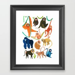 Jungle Monkeys Framed Art Print