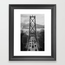 Lion's Gate Bridge Framed Art Print