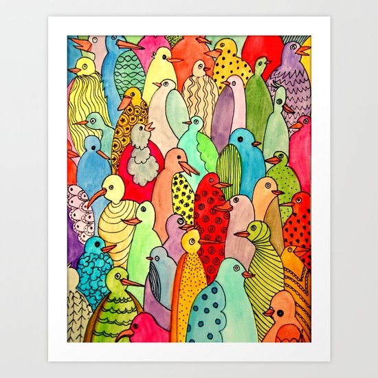 retrouvailles Art Print