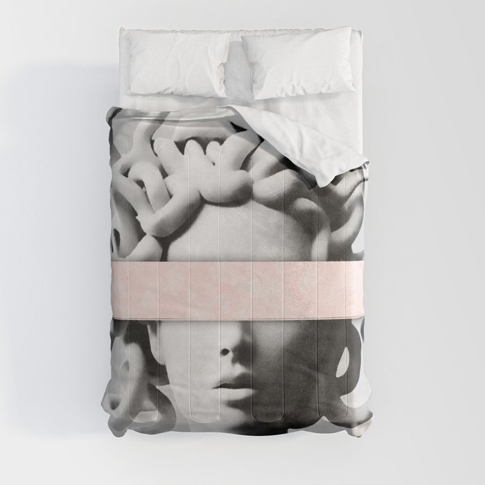 Medusa portrait Comforter