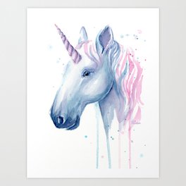Pink And Blue Art Prints For Any Decor Style Society6